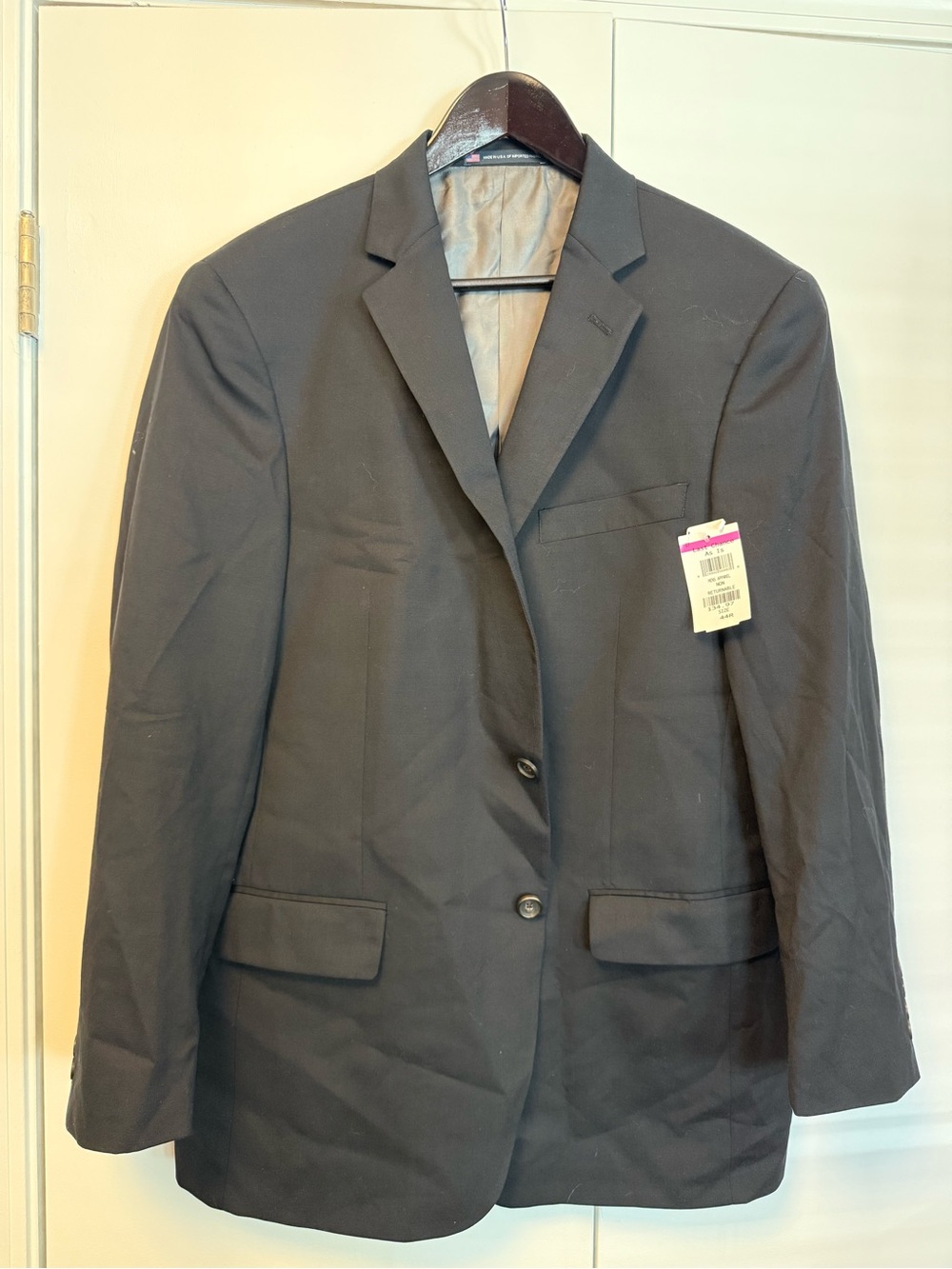 Hart Schaffner Marx Men's Black Sport Coat Blazer